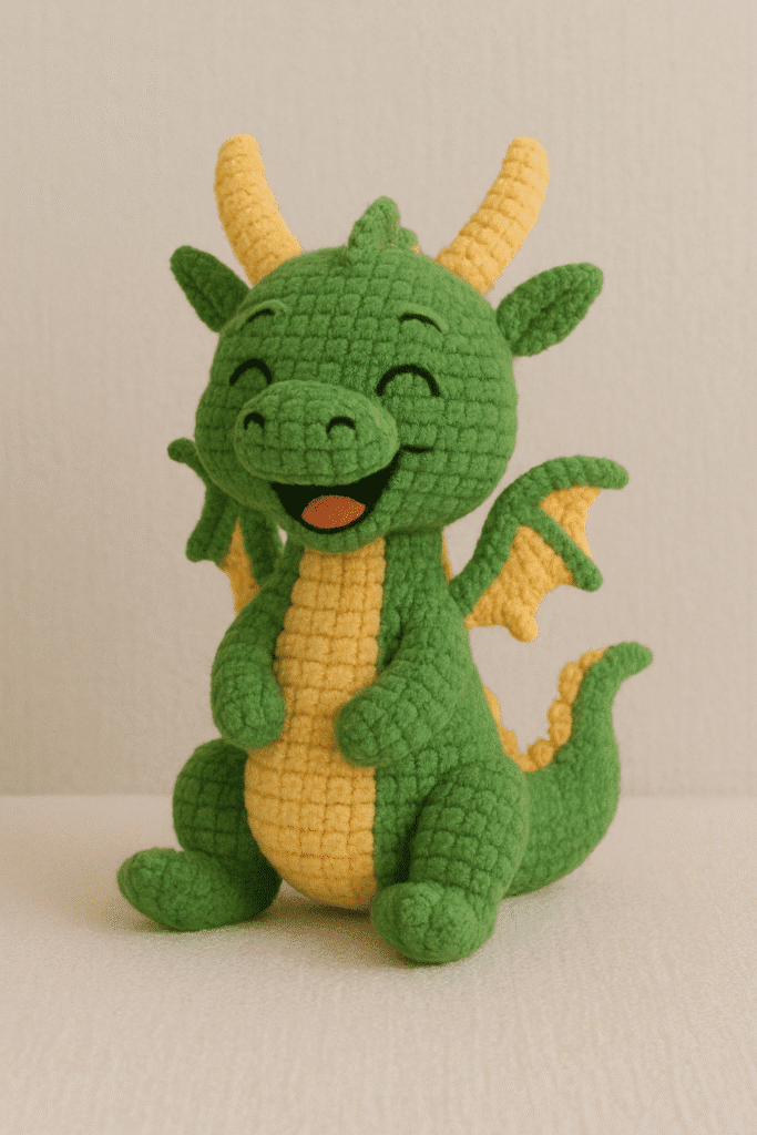 Laughing Plush Dragon crochet
