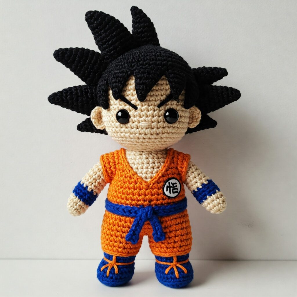 Goku Dragon ball z crochet pattern